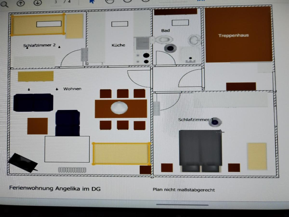 Angelika Ferienwohnung Im Dg Rhede  Exteriör bild
